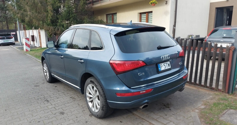 Audi Q5 cena 72000 przebieg: 114362, rok produkcji 2016 z Poznań małe 106